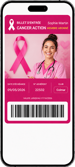 Carte de membre d'association nationale dans Apple Wallet