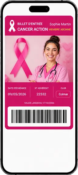 Carte de membre d'association nationale dans Apple Wallet