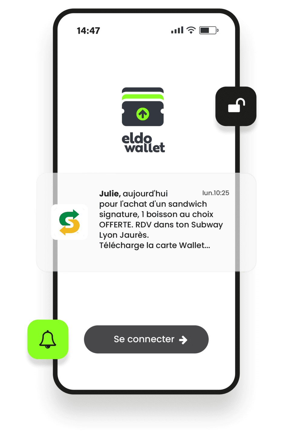 Eldo Wallet - vous connecter sur le wallet mobile de vos clients